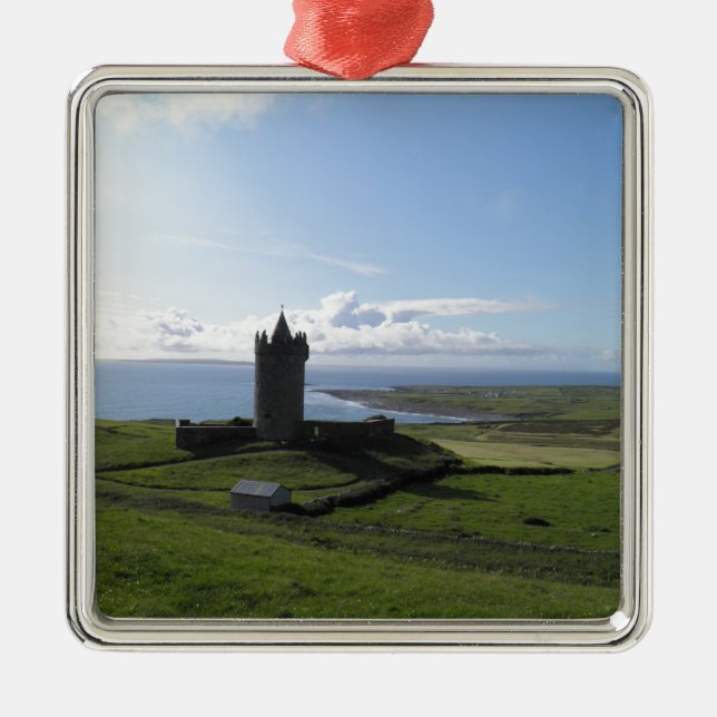 Doolin, Irland Ornament Aus Metall (Vorne)