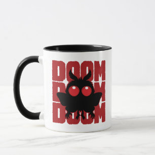 DOOM DOOM DOOM Kawaii Mothman Kryptid Tasse