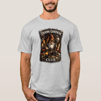 Doom Garden Club Dark Fantasy Gothic Gnom Grafik T-Shirt