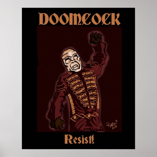 Doomcock Resist Poster (Vorne)