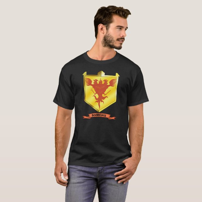 Doomcock Wappen T - Shirt (Vorne ganz)