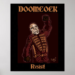 Doomcock widerstehen Plakat