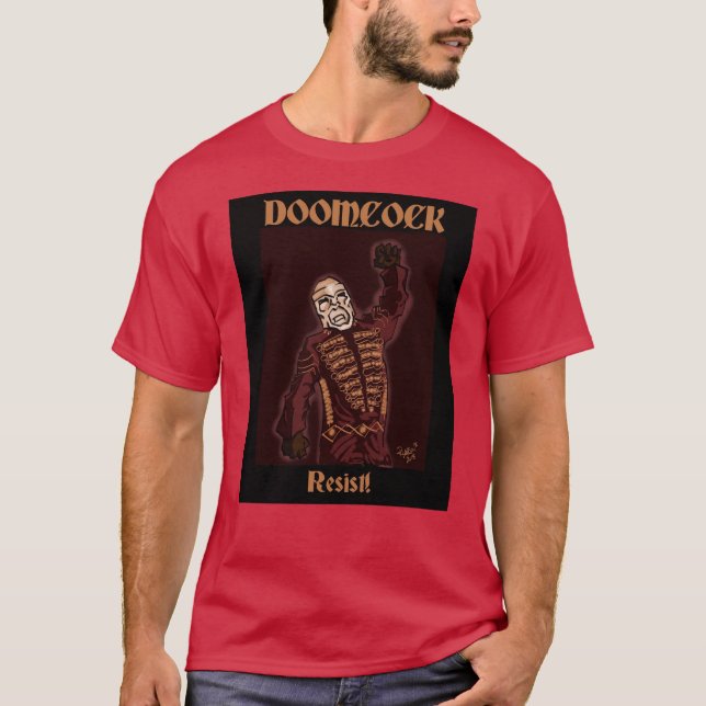 Doomcock widerstehen T - Shirt (Vorderseite)