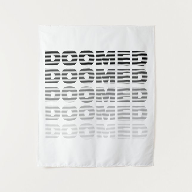Doomed Throw Wandteppich (Vorderseite)