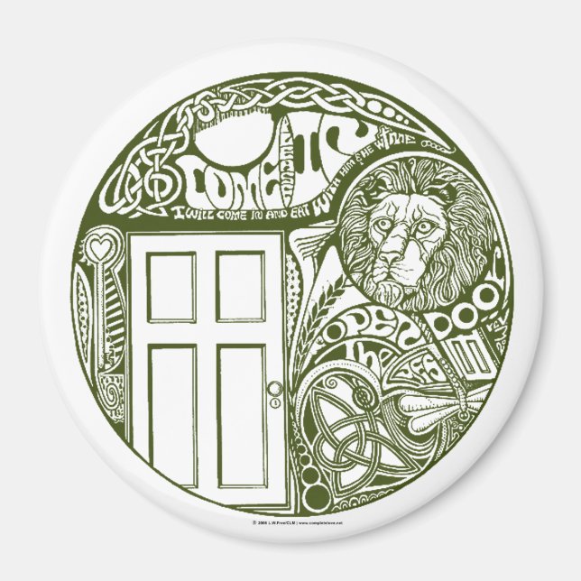 'Door 2 Heart' - Magnet (Vorne)