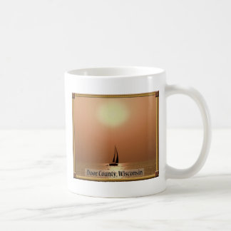 Door County Sonnenuntergang-Kaffee-Tasse Tasse