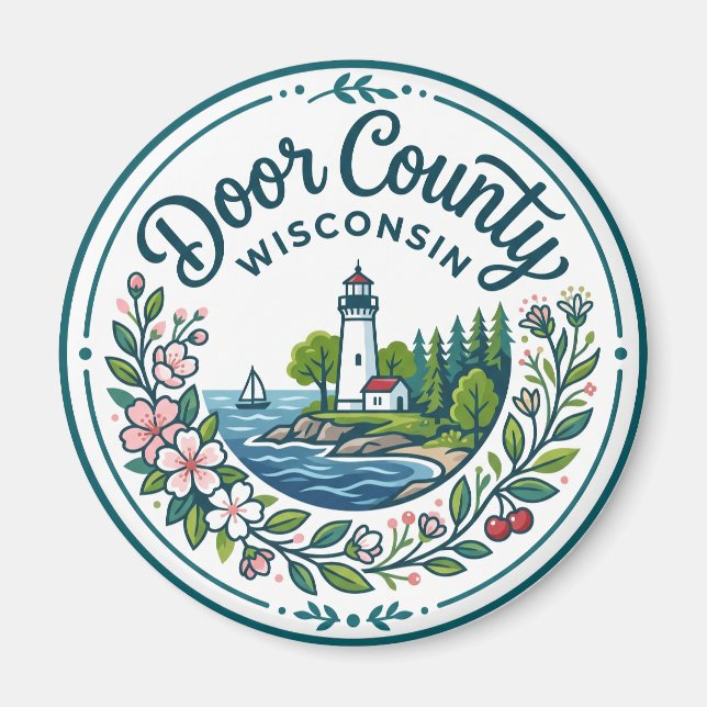 Door County Wisconsin Magnet (Vorne)