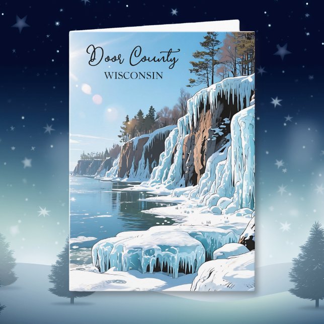 Door County  Wisconsin Winter Poem   Karte (Von Creator hochgeladen)