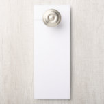 Door Hanger Türanhänger<br><div class="desc">Make it truly yours with this simple white minimalist design. Just add your photo and text to customize it your way. Need a hand with personalization? Hit the message button below—I'd love to help!</div>