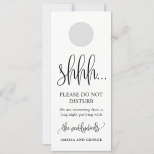 Door Hanger Wedding stört nicht Signalton LCC
