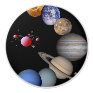 Door Knob Planets  Keramikknauf