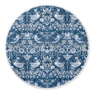 Door Knobs - Strawberry Thief William Morris Keramikknauf