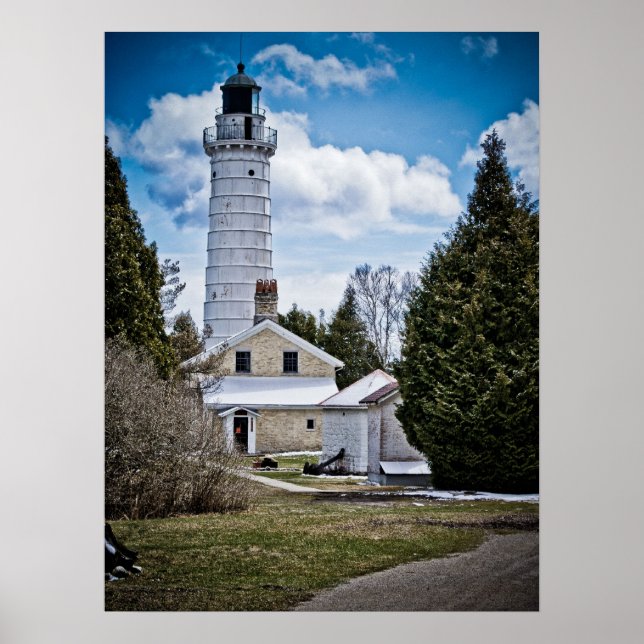 Door Landkreis Lighthouse Poster (Vorne)