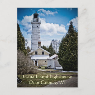 Door Landkreis Lighthouse Postkarte