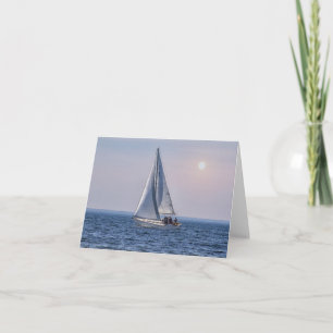 Door Landkreis Sailboat - Lake Michigan Blank Karte