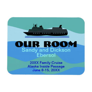 Door Magnet Cruise Ship Room ID und Memento Custom