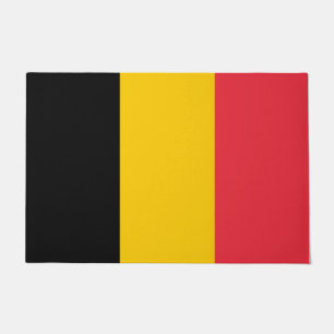 Door Mat mit Flagge Belgiens Fußmatte