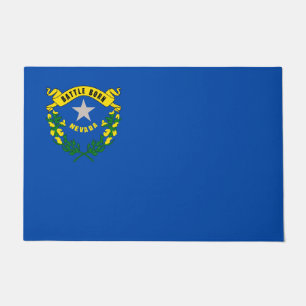 Door Mat mit Flagge des Nevada-Staat, USA Fußmatte