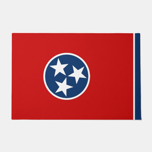 Door Mat mit Flagge des Tennessee Staat, USA Fußmatte (Vorderseite)