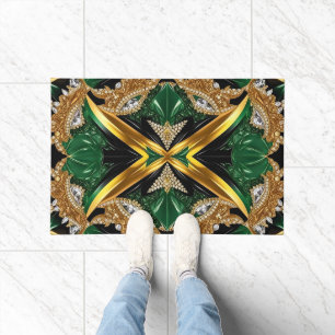 Door Mat mit Jamaica Colors Design Fußmatte