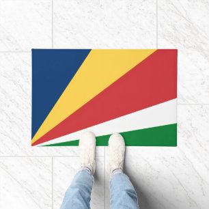Door Mat mit Seychelles Colors Design Fußmatte
