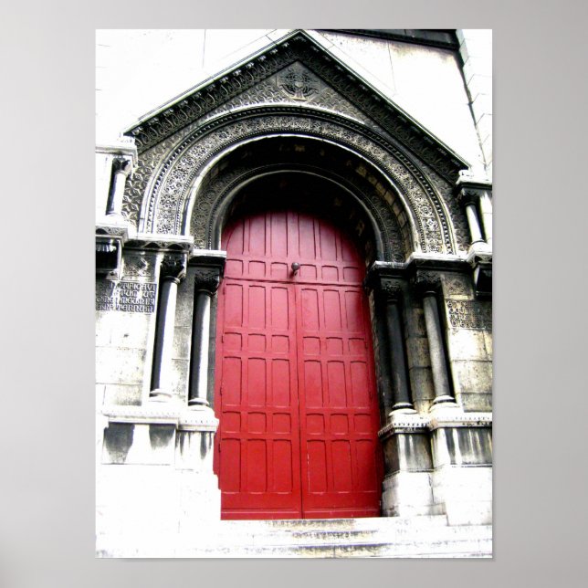 Door to Sacre Coeur Poster (Vorne)