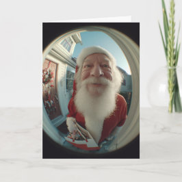 Doorbell Santa Feiertagskarte