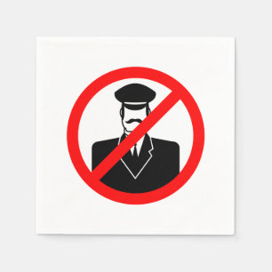 Doorman Sign Napkins Serviette