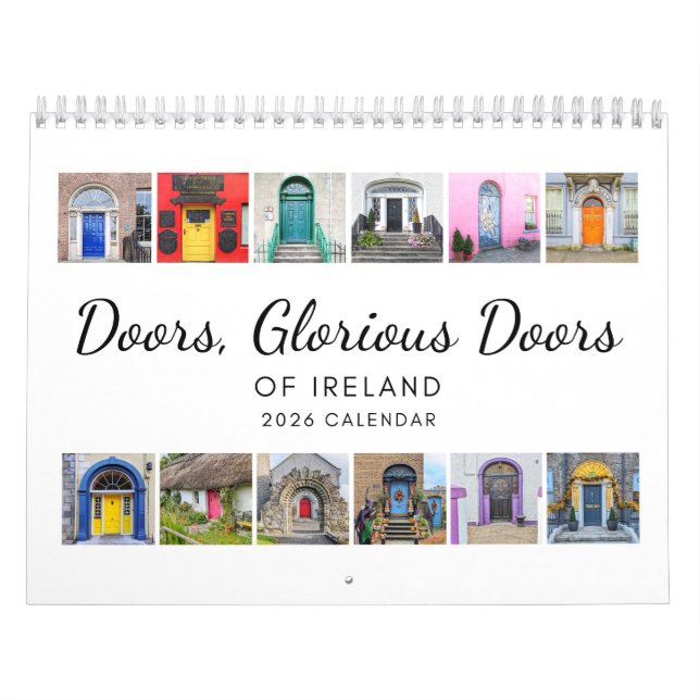 Doors of Ireland 2026 Calendar Kalender (Titelbild)