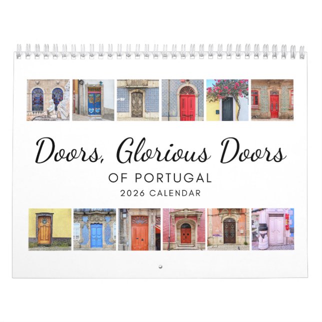 Doors of Portugal 2026 Calendar Kalender (Titelbild)