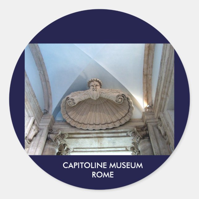 Doorway of Capitoline Museum Sticker (Vorderseite)