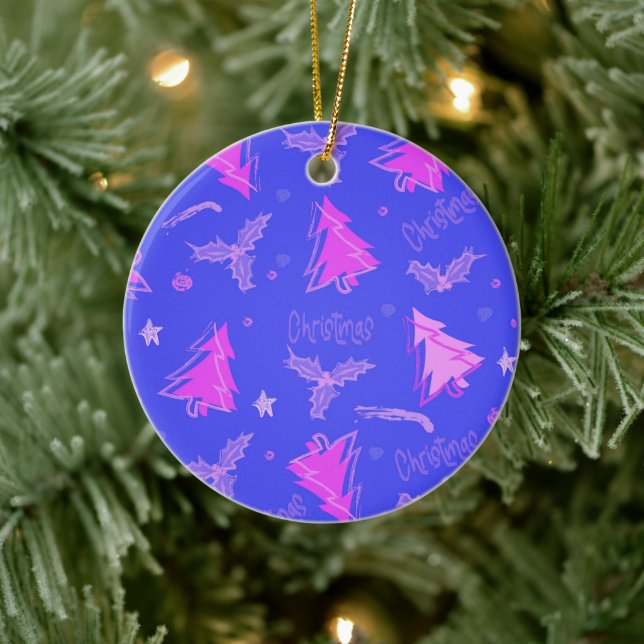 Dopamin-Dekoration Keramik Ornament (Baum)