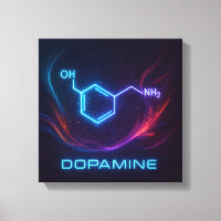 Dopamin Energy Flow - Abstrakter molekularer Nebel