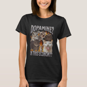 Dopamin in dieser Wirtschaft Funny Cat Meme Bootle T-Shirt