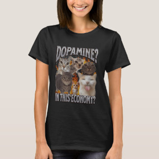 Dopamin in dieser Wirtschaft Funny Cat Meme Bootle T-Shirt
