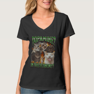 Dopamin in dieser Wirtschaft Funny Cat Meme Bootle T-Shirt
