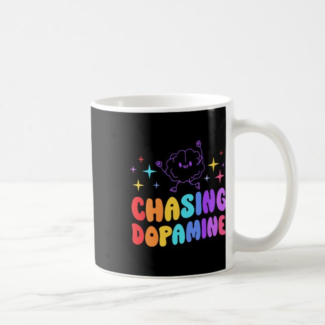 Dopamin Mental Health Aästhetics Kaffeetasse (Rechts)