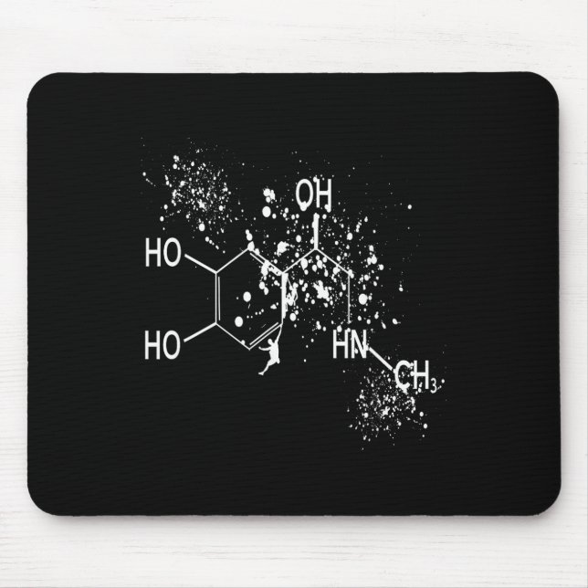 Dopamin-Molekül-Kletterer-Science-Bouldering-Humor Mousepad (Vorne)