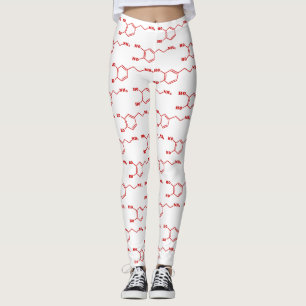 Dopamin Molekulare chemische Formel Leggings