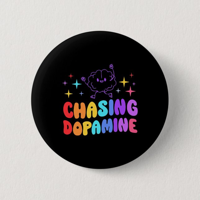 Dopamin-Psychische Ästhetik Button (Vorderseite)