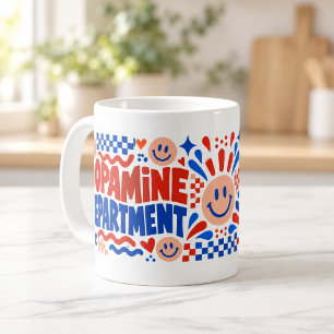 Dopamine Department Kühner Grafik-Mug Kaffeetasse