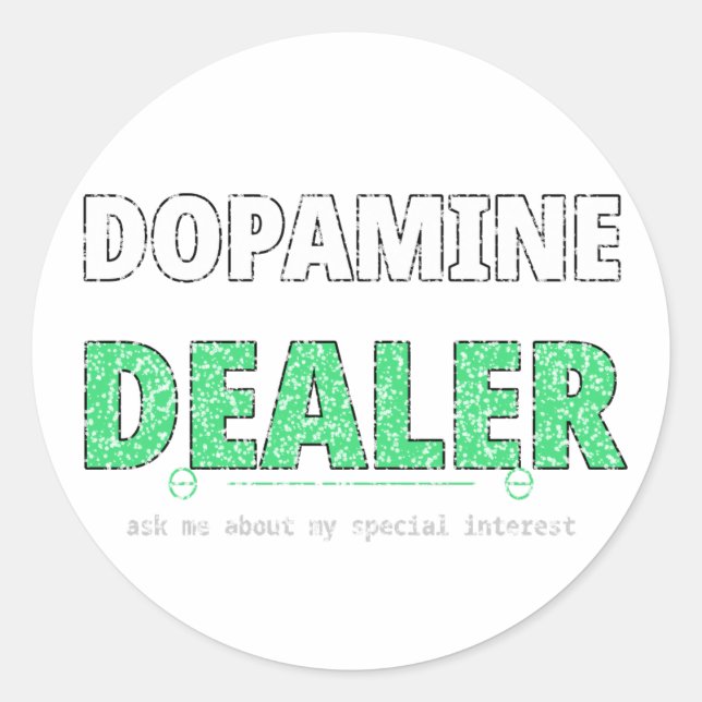 Dopamine-Händler ND-Aufkleber Runder Aufkleber (Vorderseite)