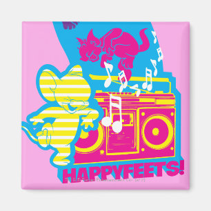 Dope Beats Happy Feets Magnet