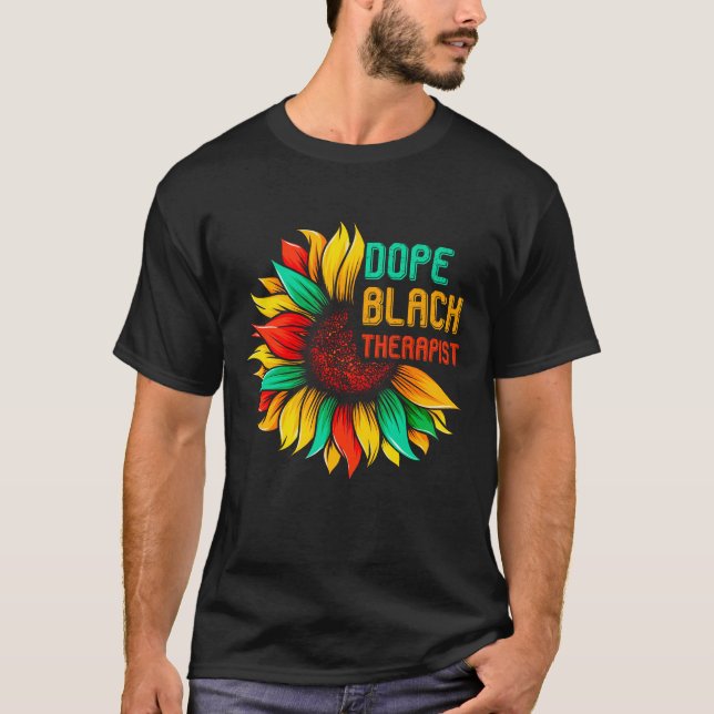 Dope Black Therapist T-Shirt (Vorderseite)