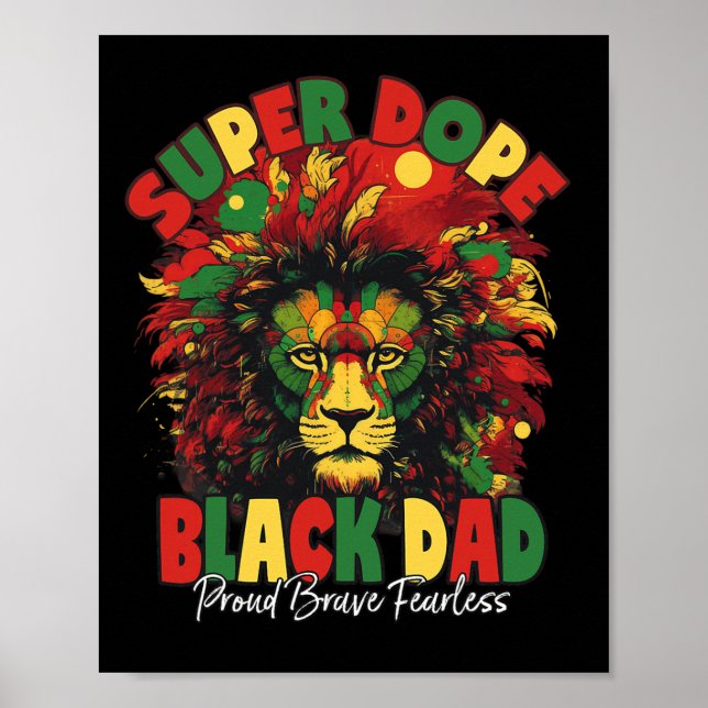 Dope Black Vater Black History Monte Poster (Vorne)