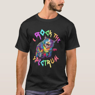 Dope I ROCK THE SPECTRUM Autismus Papa Frieden Lie T-Shirt