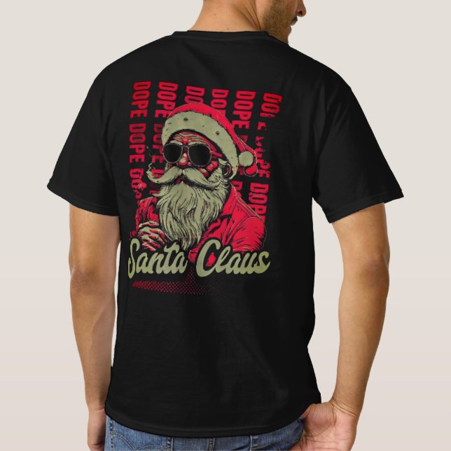 Dope Santa Claus T-Shirt (Rückseite)
