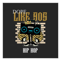 Dope wie der 90er Hip-Hop-Boombox-Streetwear