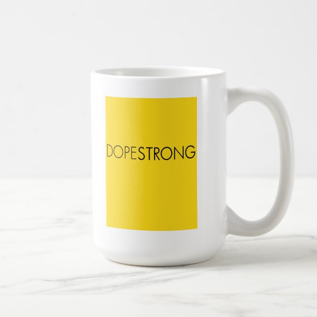 DOPESTRONG LANCE ARMSTRONG PARODIE TASSE (Rechts)
