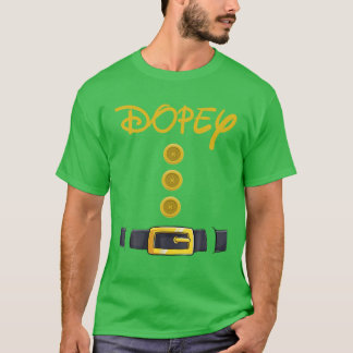 Dopey Halloween ZwergKostümfarbenanpassung T-Shirt